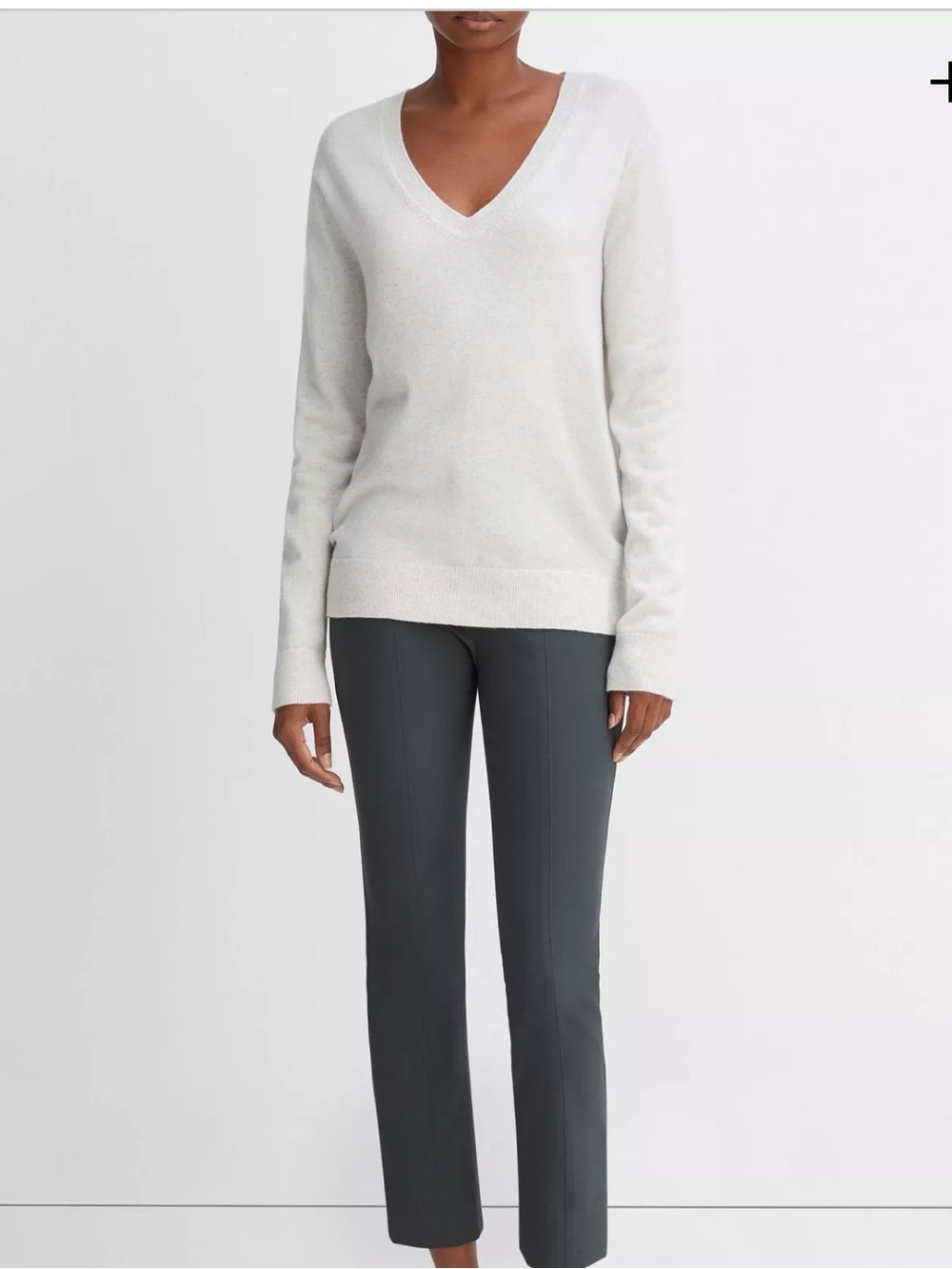 Vince Cashmere Weekend V Neck Sweater